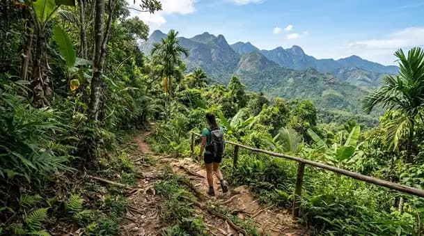 Sunset trekking excursion