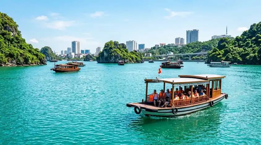 Scenic boat tour