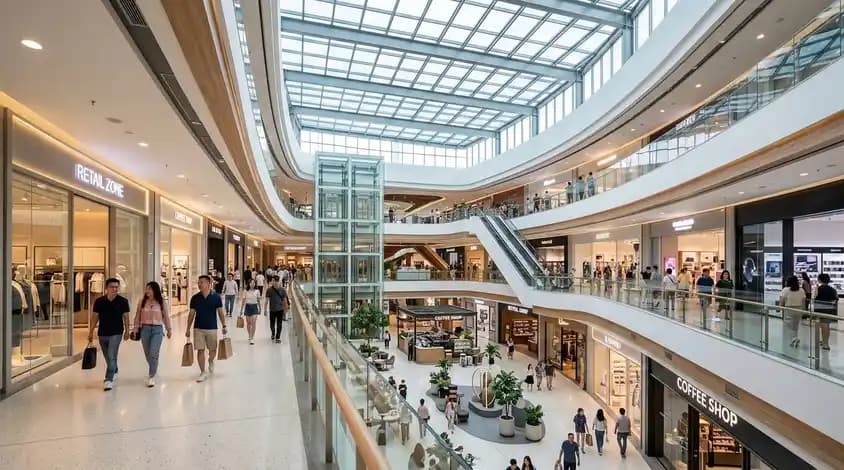 Central shopping mall