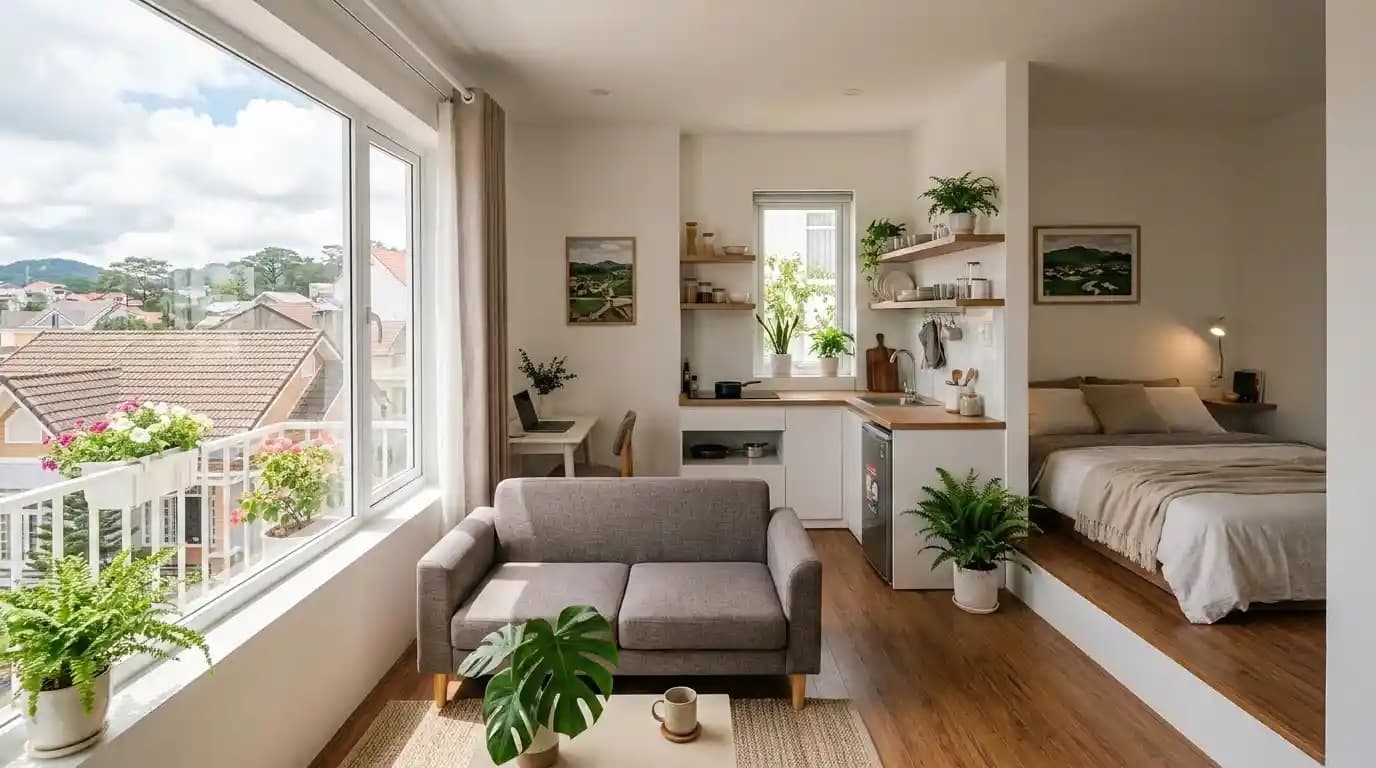 Elegant studio in Ward 3