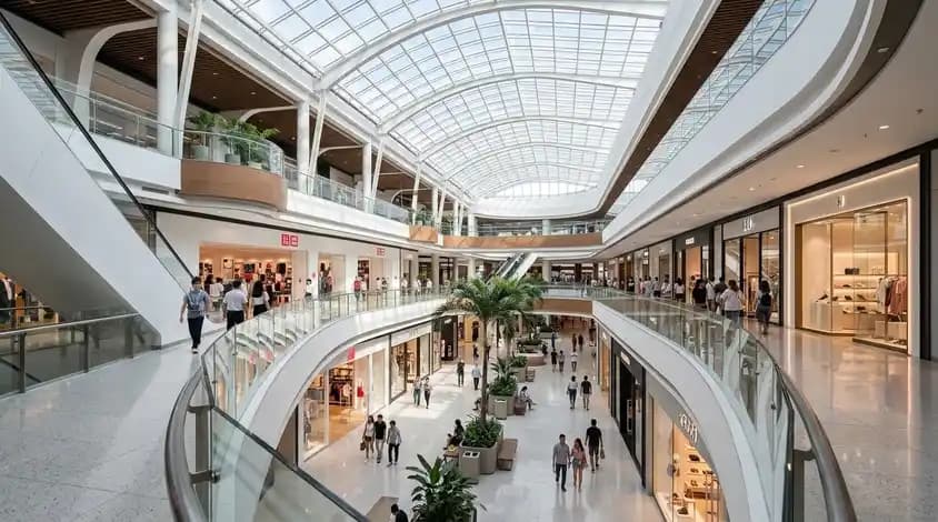 Central shopping mall