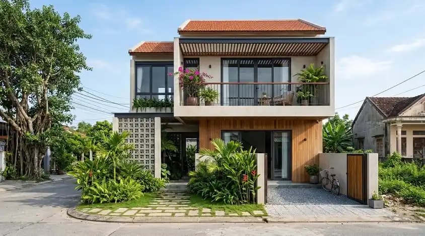 Traditional house near Cam Nam