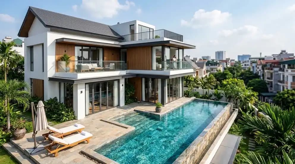 Renovated villa in Dong Da