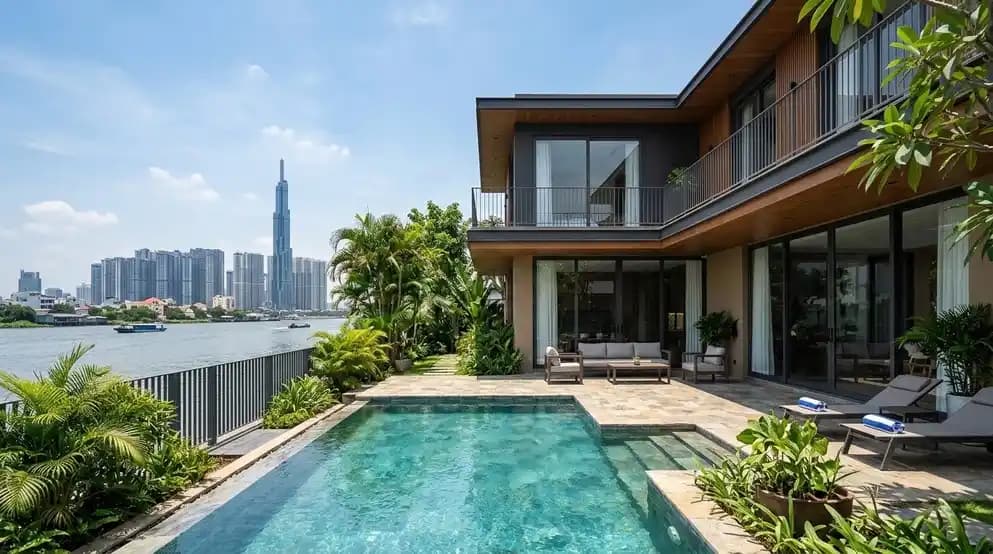 Elegant villa in Binh Thanh