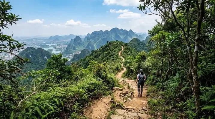Adventure trekking excursion