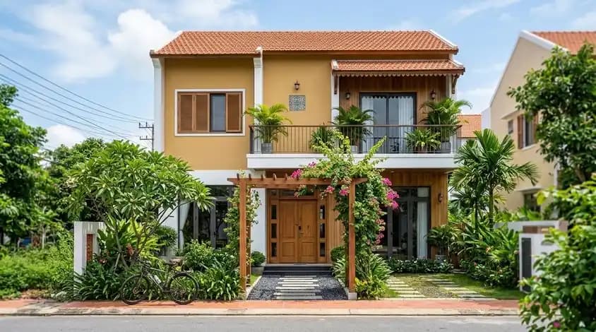 New-build house in Cam Chau