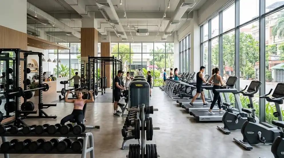 Beachside gym in District 2