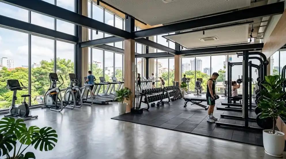 Community gym in Hai Chau