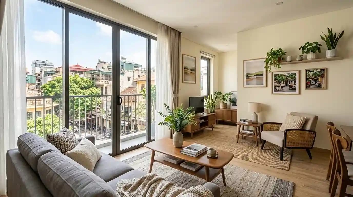 Compact 1BR near Long Bien Bridge