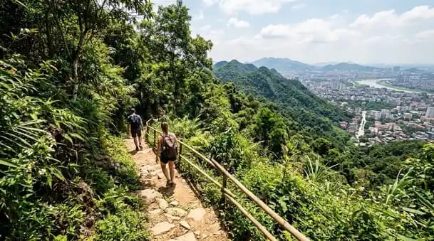 Sunset trekking excursion