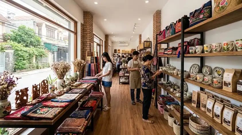 Riverside souvenir shop