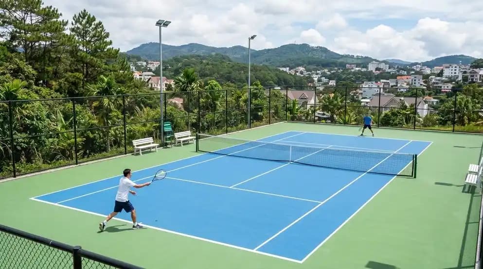 Riverside tennis court in Ward 2