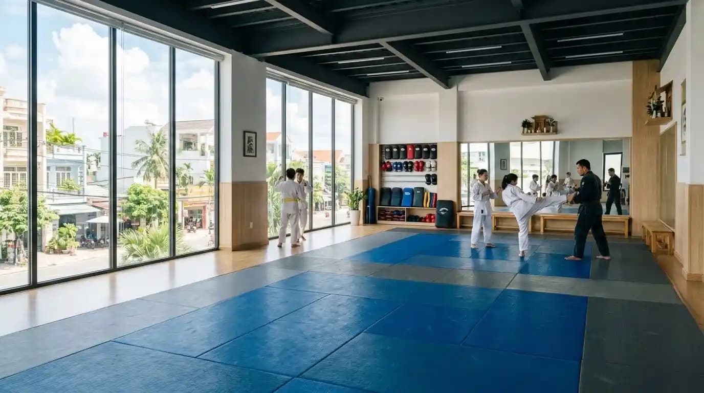 Downtown martial arts studio in Ward 4