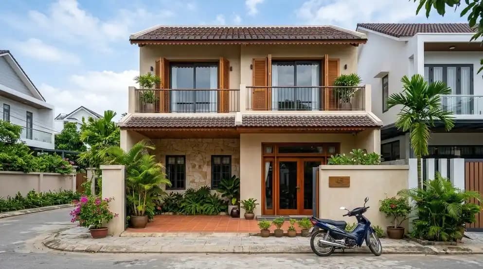 Compact house in Tan An