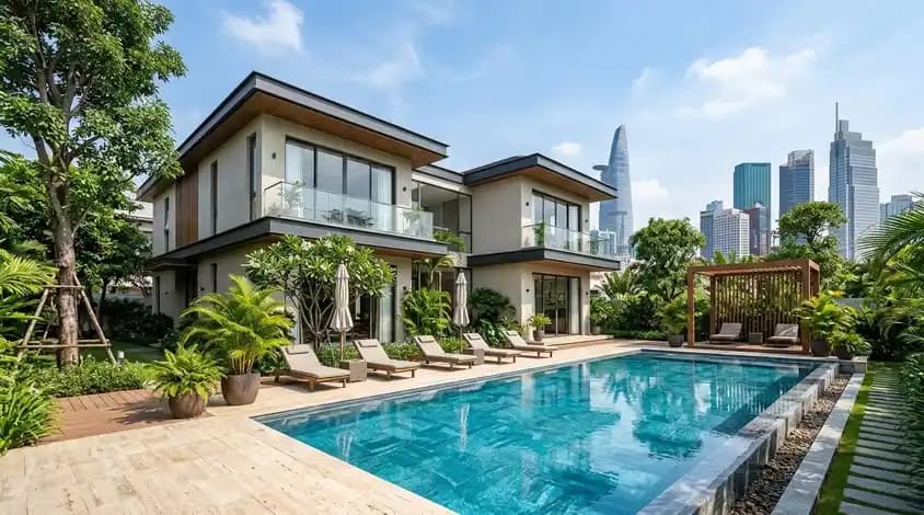 New-build villa in District 1