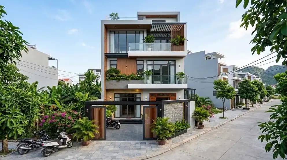 Elegant house in Cao Xanh