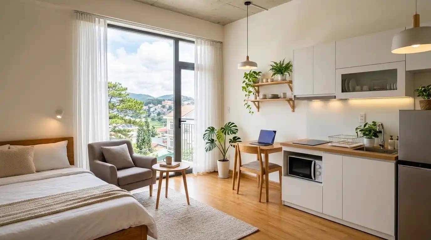 Convenient studio in Ward 8