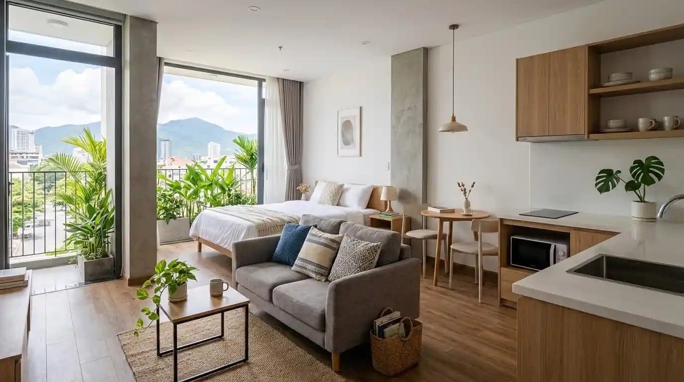 Family-friendly studio in Son Tra