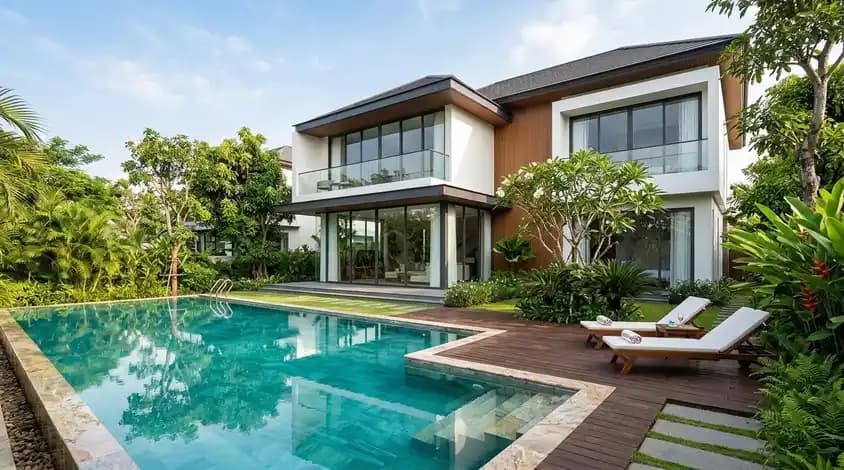Compact villa in Thu Duc
