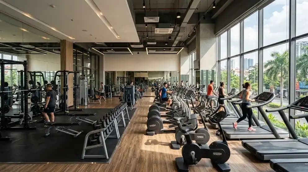 Riverside gym in Thu Duc