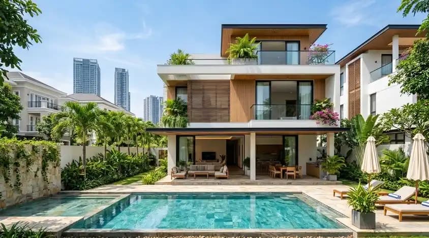 Convenient villa in District 7