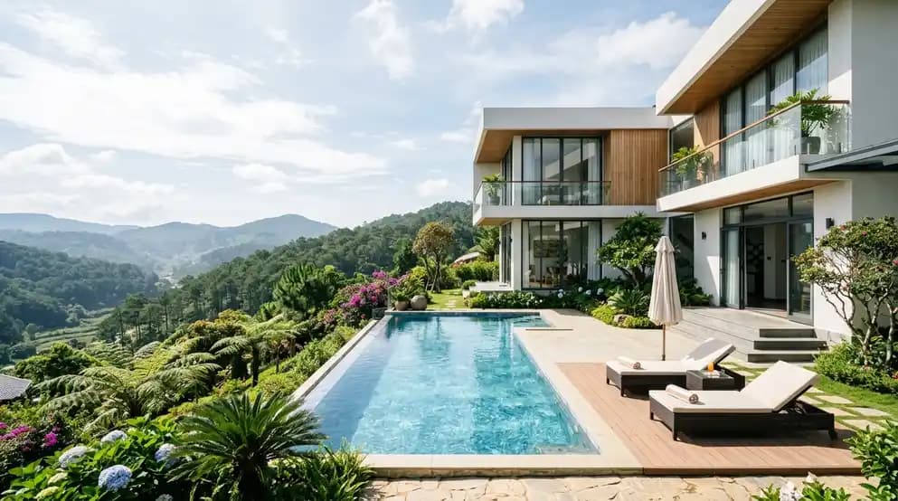 Villa near Tuyen Lam Lake