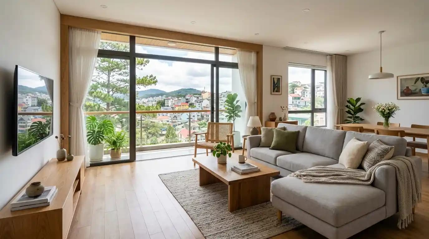 1BR with lake view
