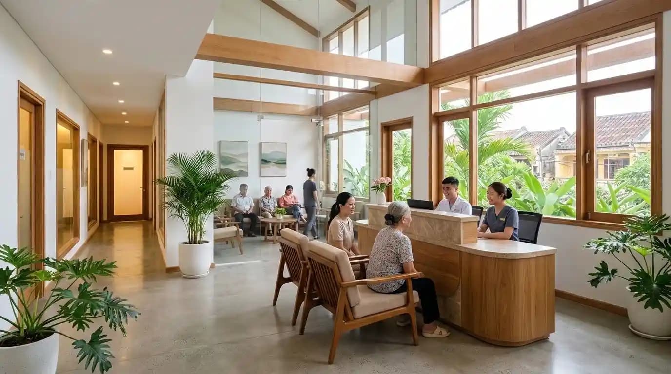 Modern medical clinic