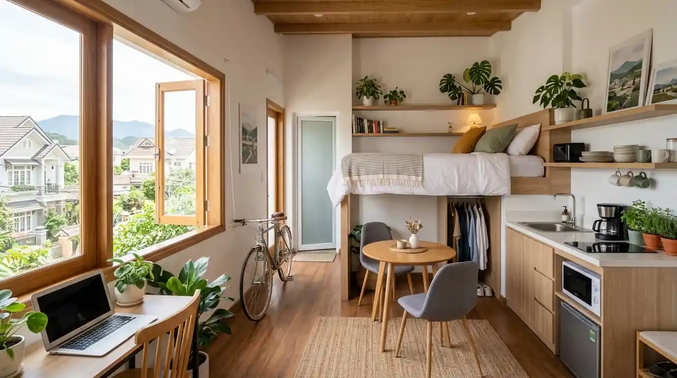Cozy studio near Xuan Huong Lake