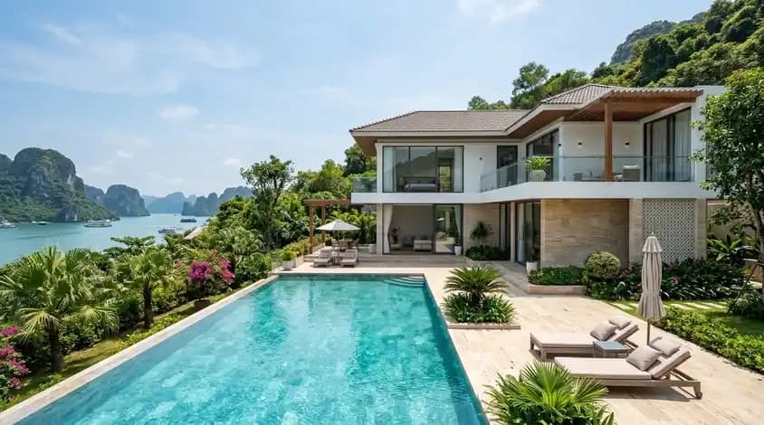 Spacious villa in Cao Xanh