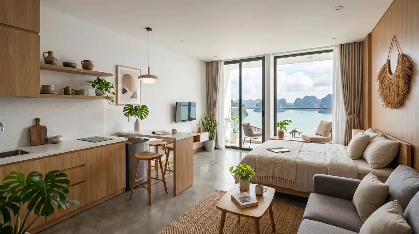 Compact studio in Tuan Chau