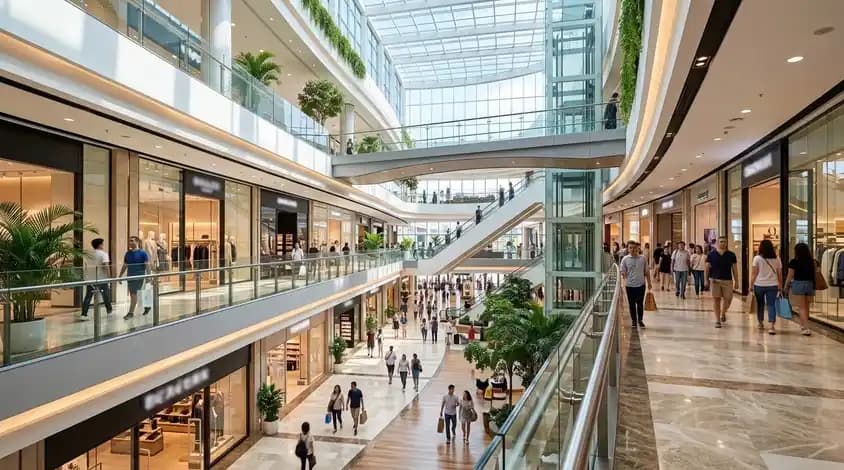 Central shopping mall