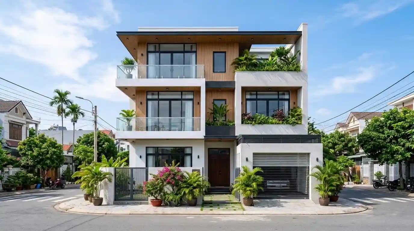 Compact house in Loc Tho