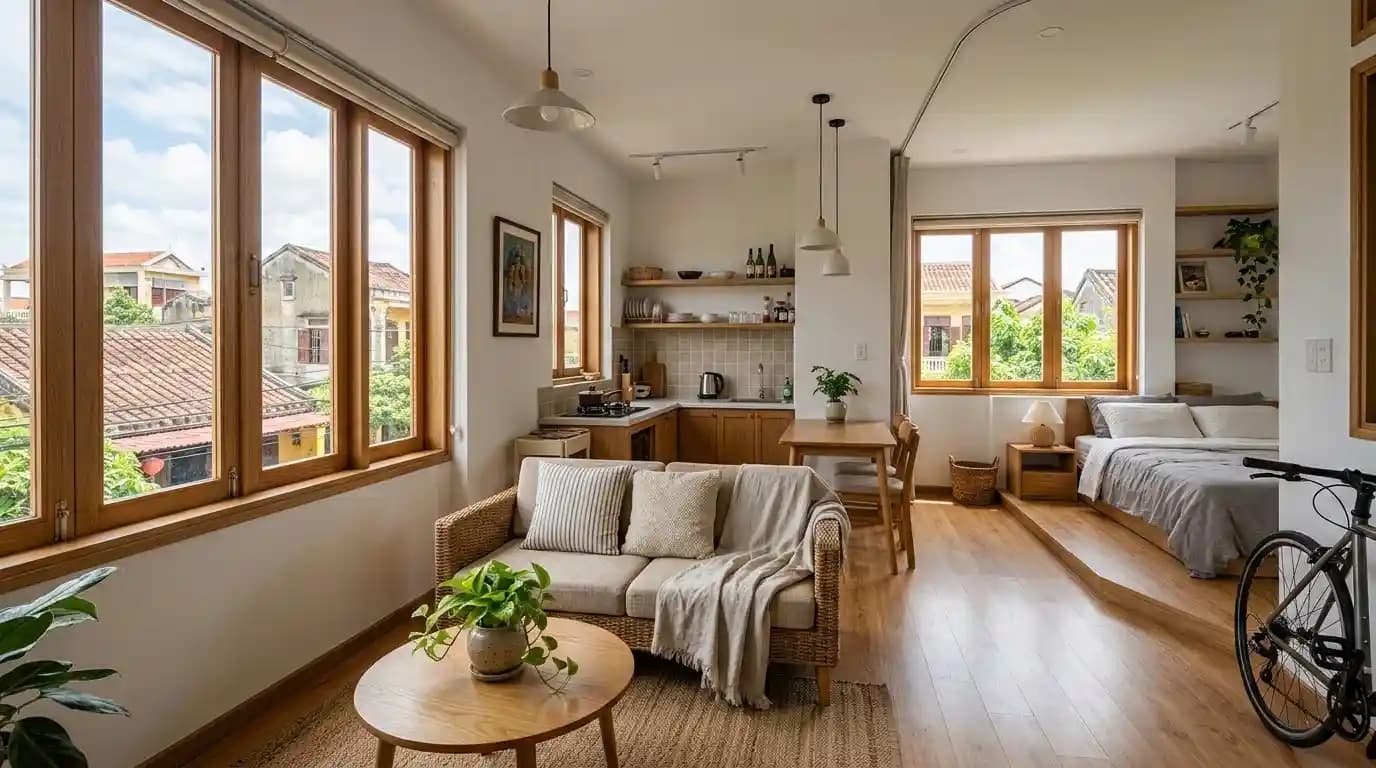 Family-friendly studio in Minh An