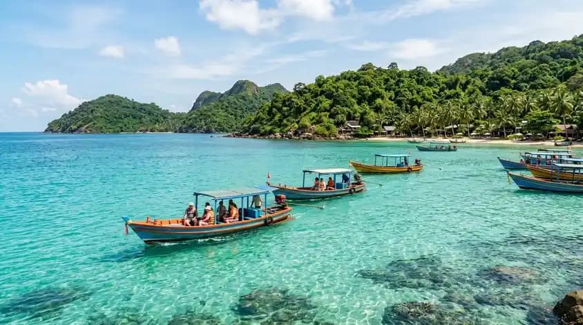 Private island hopping tour