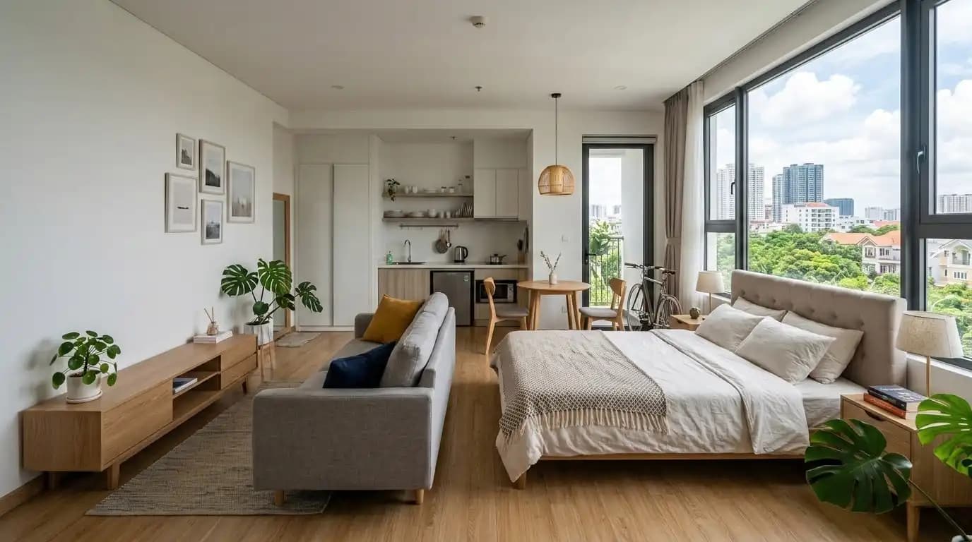 Modern studio in Thao Dien