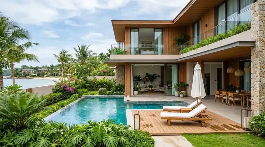 Charming villa in Duong Dong