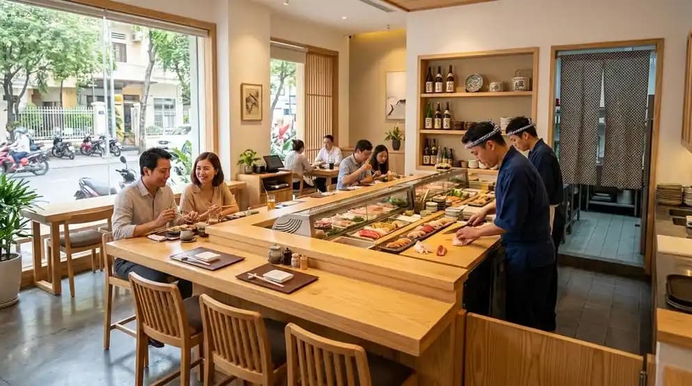 Golden Japanese Kitchen