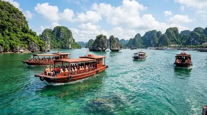 Sunset island hopping tour