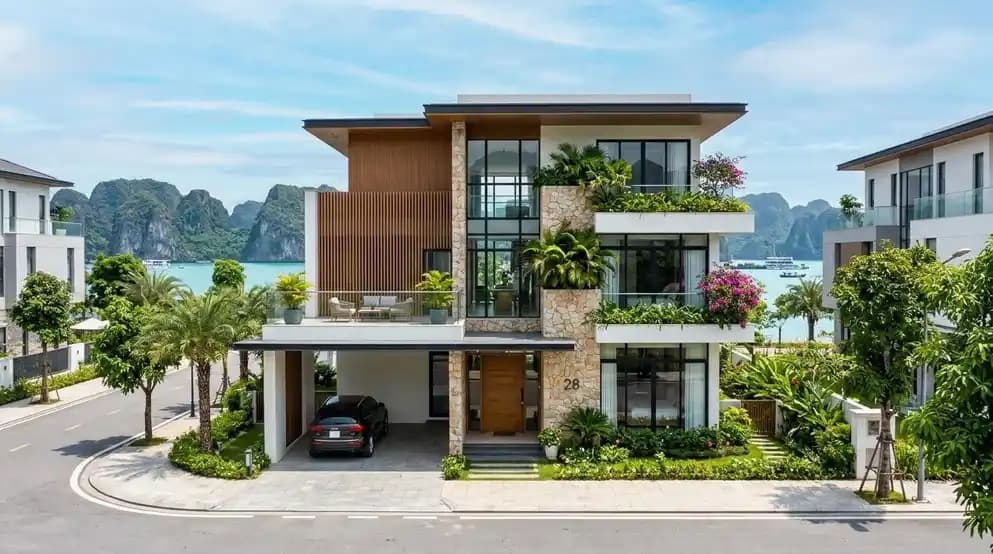 Compact house in Tuan Chau