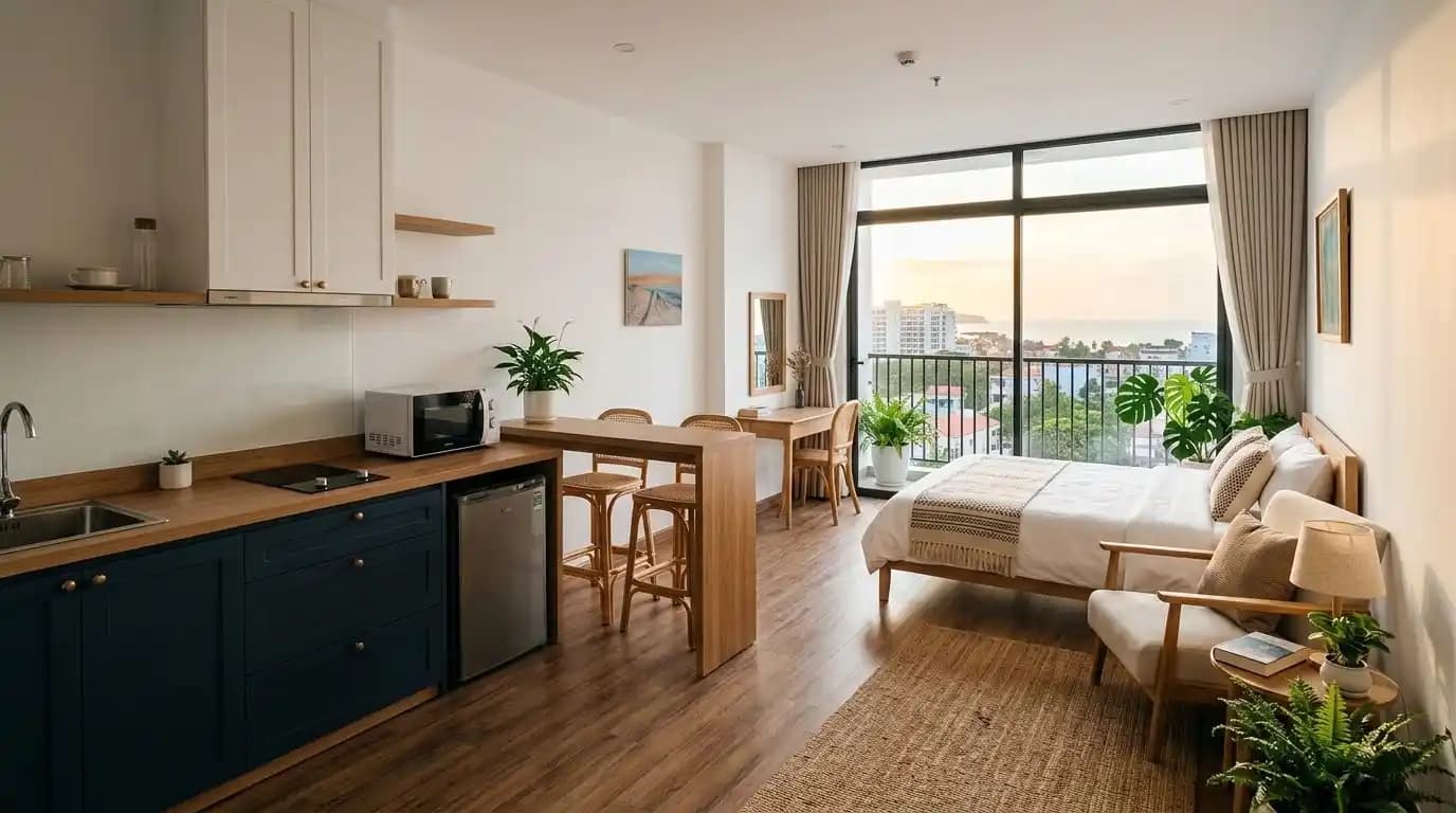 Charming studio in Duong Dong