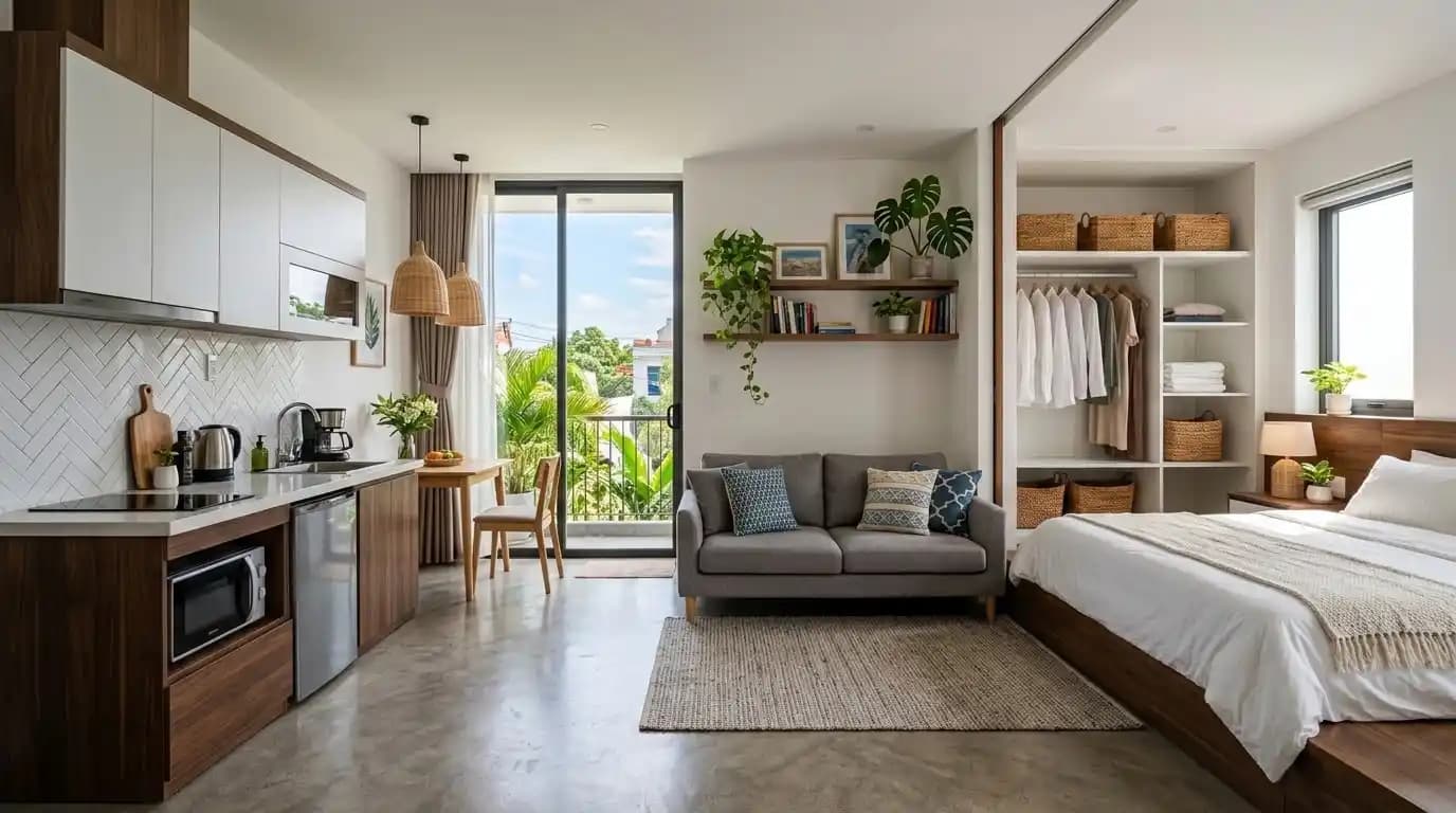 Renovated studio in Cua Duong