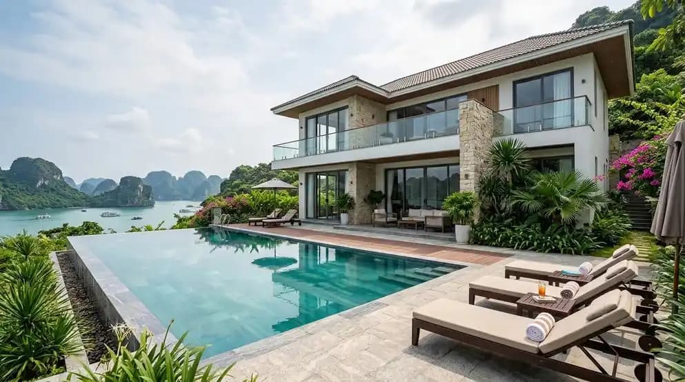 Elegant villa in Cao Xanh