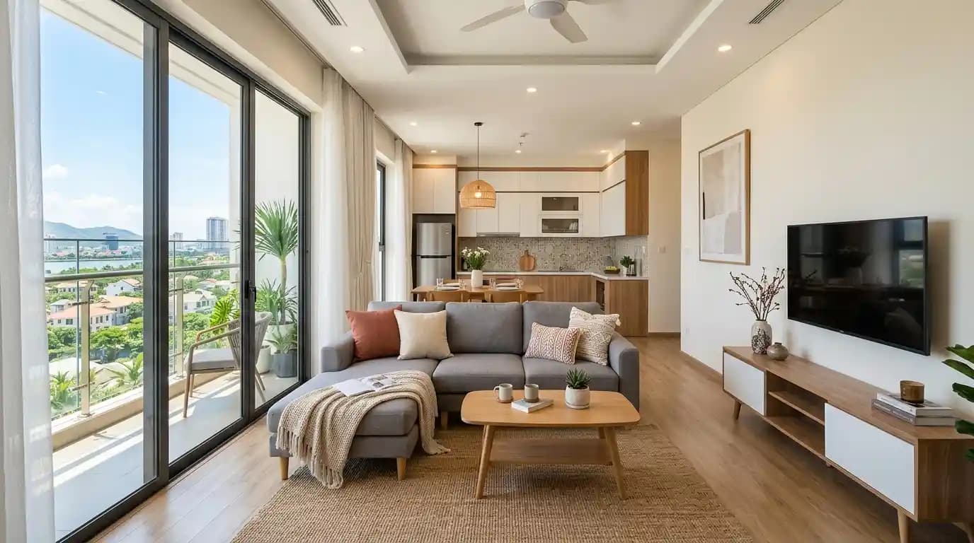 Airport-close 2BR in Cam Le