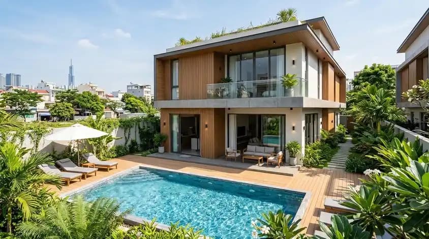 Spacious villa in Binh Thanh