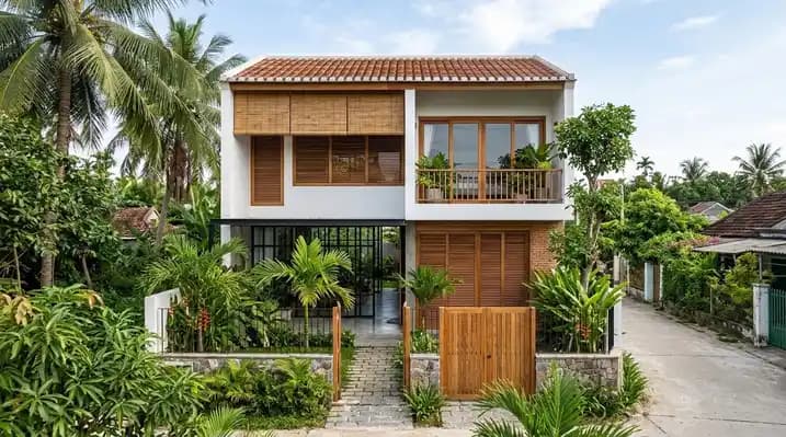 Convenient house in Cam Thanh