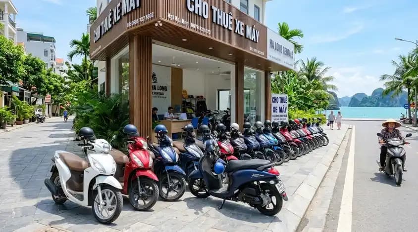Express motorbike rental shop