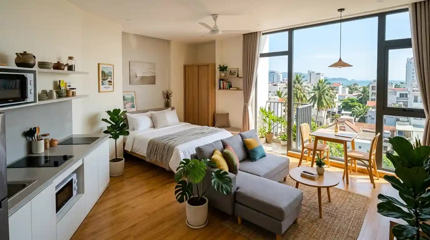 Compact studio in Phuoc Long