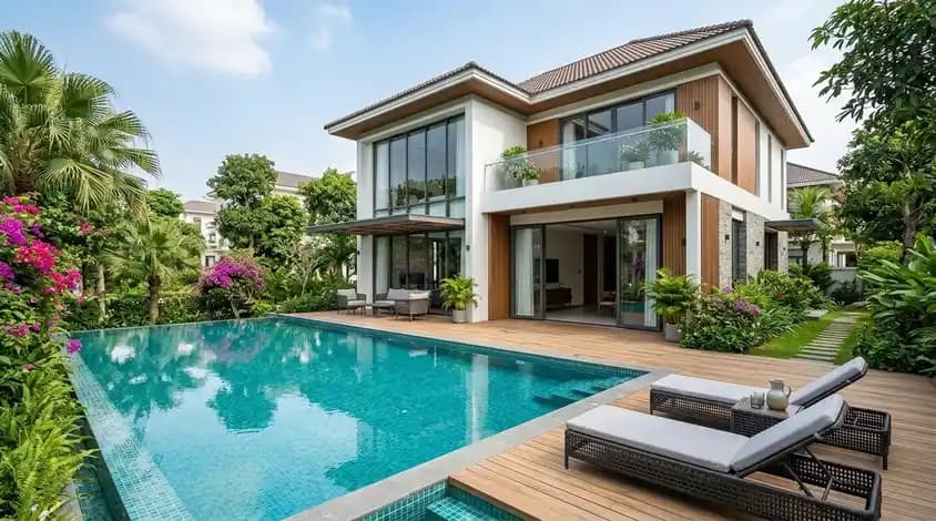 Spacious villa in Ba Dinh