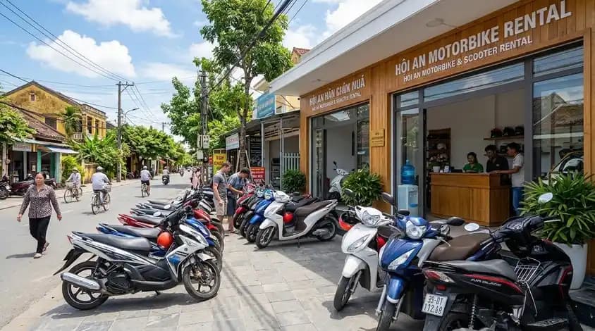 Premium motorbike rental shop